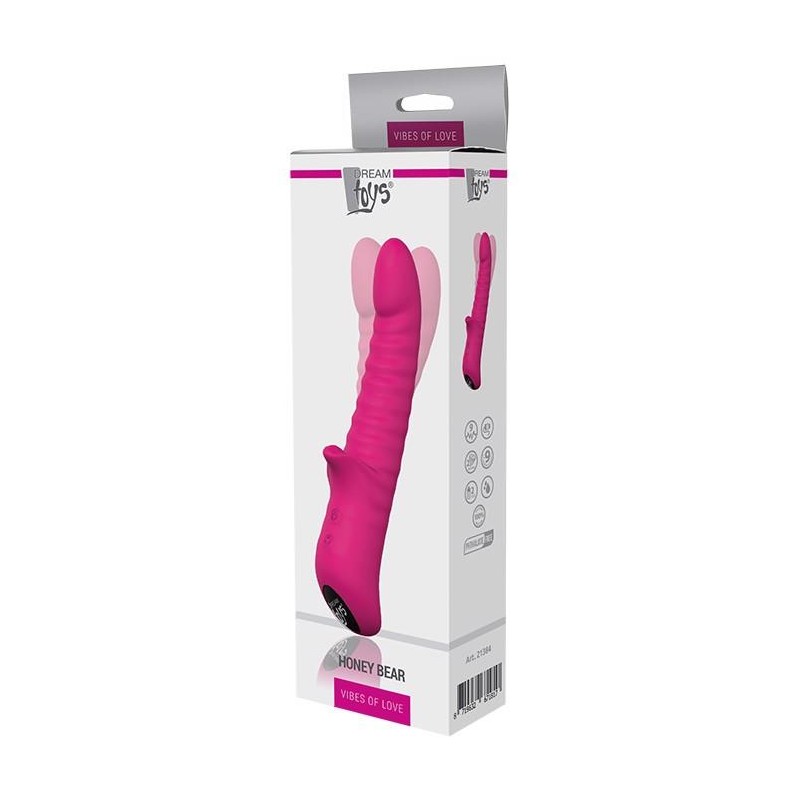 Wibrator-DREAM TOYS HONEY BEAR MAGENTA